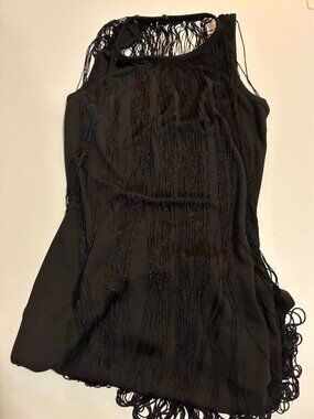 Sam Edelman X-Small Black Flapper Dress